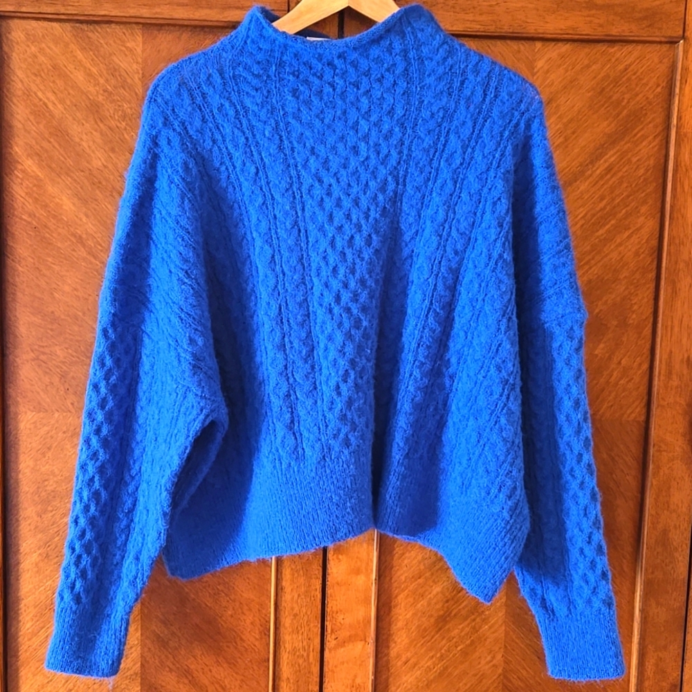 Mock neck sweater